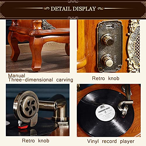 YAMMY Tourne-Disque rétro, Tourne-Disque rétro Gramophone avec Haut-parleurs sans Fil, Tourne-Disque Vinyle, Lecteur CD… - Les Beatles, Paul McCartney, John Lennon, RIngo Starr, George Harrison YAMMY Tourne-Disque rétro, Tourne-Disque rétro Gramophone avec Haut-parleurs sans Fil, Tourne-Disque Vinyle, Lecteur CD… – Image 3