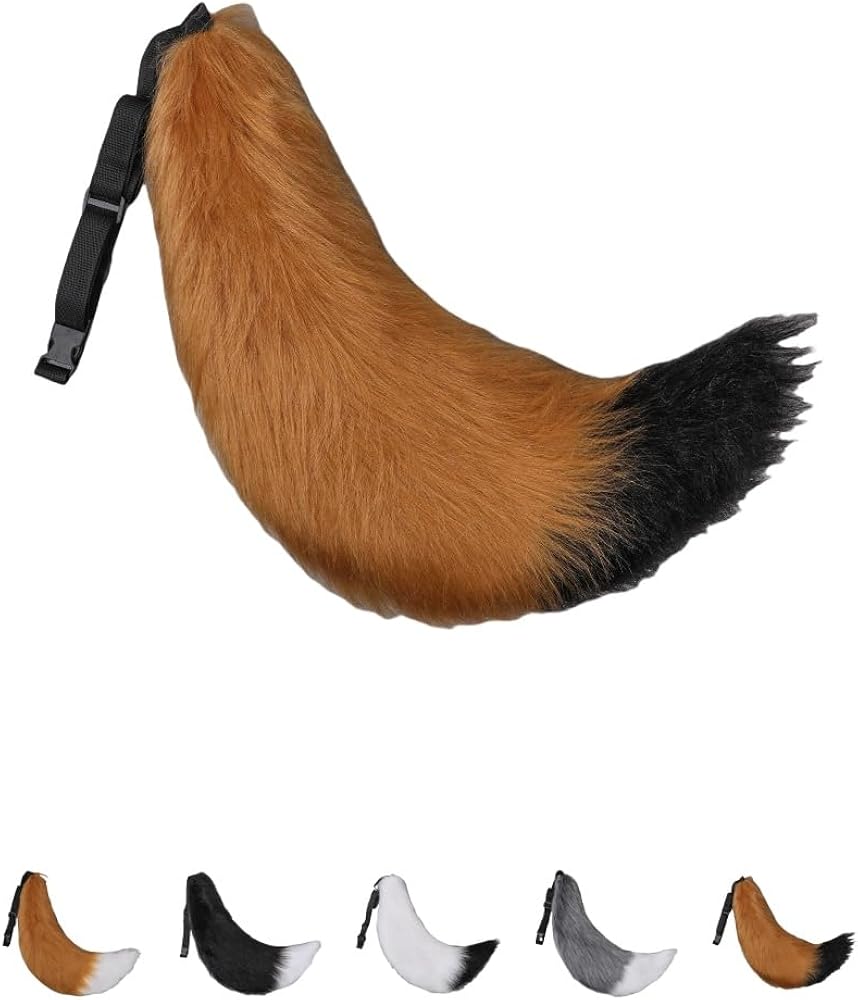 Amazon.co.jp: [SJGEIDM] 特大 動物 しっぽ 狐 尻尾 コスプレ猫 きつね
