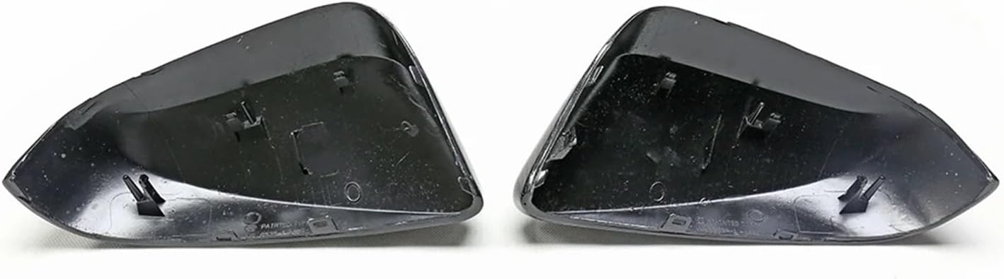 Gloss Finish Carbon Fiber Car Side Rearview Mirror Cover Compatible with Lexus NX RX RZ 16 17 18 19 20 21 22 Add On/Replacement Style (Color : Style A add on)