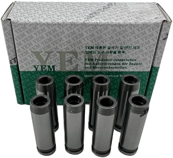 8 PCS 3304 Intake and Exhaust Valve Guide Fits For Caterpillar Diesel Engine Parts Replaces