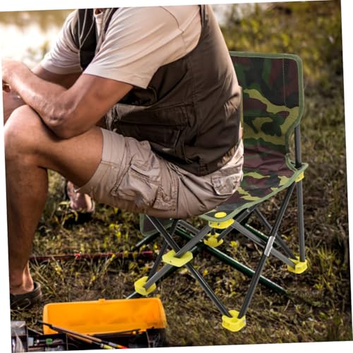 Siège portable compact et chaise pliante de pêche avec structure renforcée en alu - 6