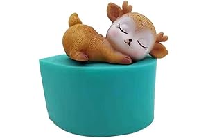 3D Sika Deer Silicone Soap Mold Candle Mold Animal Fondant Chocolate Baking Pastry Tools