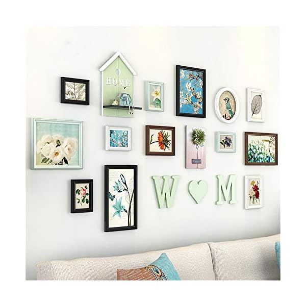 Wuxingqing Fotorahmen Wand Moderne Minimalist Foto-Wand-Dekoration europäischen Stil Wohnzimmer Schlafzimmer… – Bild 3