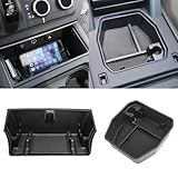 YEVEDUO for Land Rover Defender 90 110 130 Accessories 2020-2024 Center Console Organizer Tray + Armrest Storage Box with Phone Slot, Glasses Shelf(Fits Non-refrigerated Consoles only)