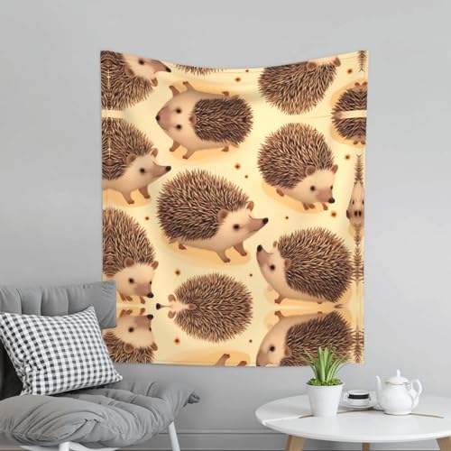 Tapisserie hérisson douce et durable de grande dimension 152cm - 2