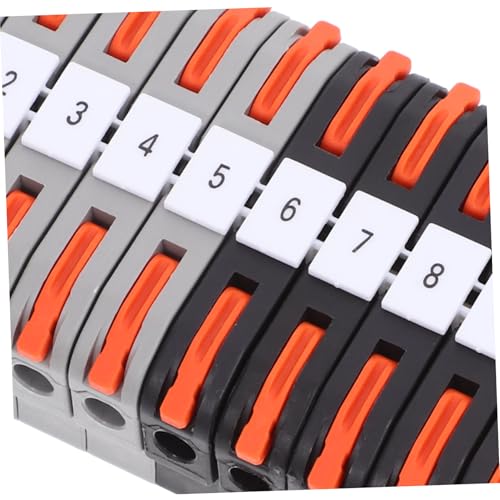 Connecteurs électriques DIN rail kit bloc de terminaison compact pour boîte de dérivation - 5