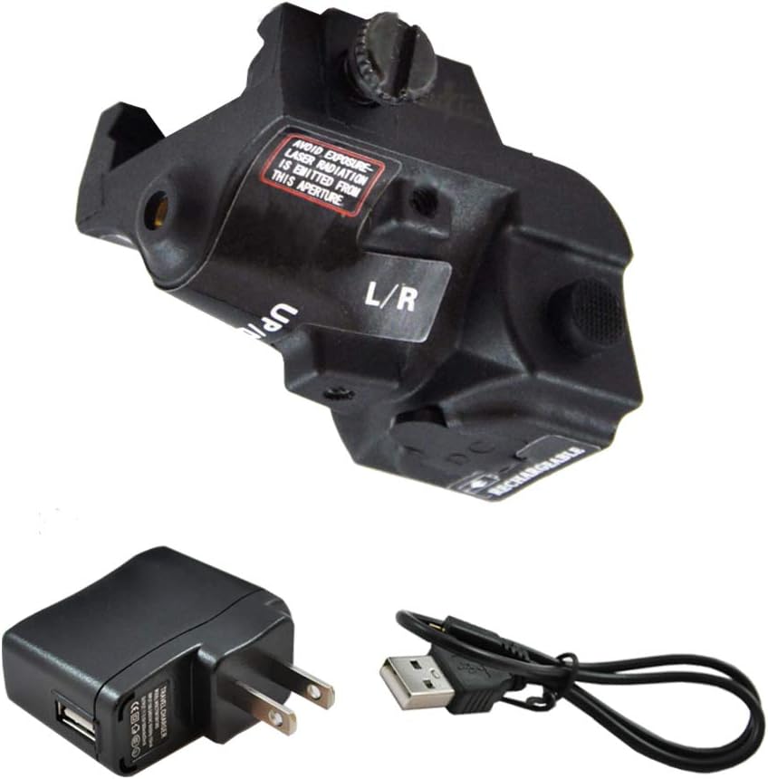 GLX-SR Rechargeable Subcompact Green Laser Sight Compatible with Springfield XD XD-S XDM S&W M&P Beretta PX-4 Taurus Millenium Walther PPQ PPS PPX PK380 SR9C Sig Sauer