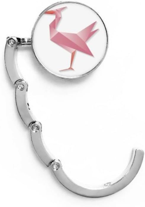 DIYthinker Geometric Abstract Flamingo Origami Pattern Table Hook Decorative Clasp Extension Foldable Hanger