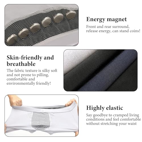 Calzoncillos tipo bóxer para hombre Gcroet transpirables pack de 5 piezas para el día a día 4