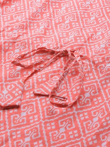 Image of Libas Women's Printed Cotton Relaxed Night Suit