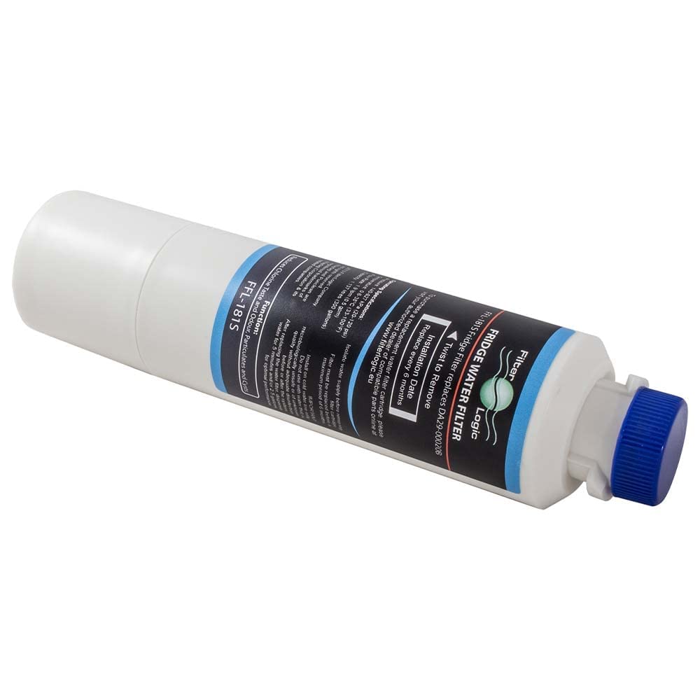 2x FilterLogic FFL-181S2 Filtri acqua frigo compatibile con Samsung DA29-00020B, HAF-CIN/EXP, HAF-CIN, DA97-08006A-B, DA97-08006A-E, DA97-08043ABC cartucce per frigoriferi