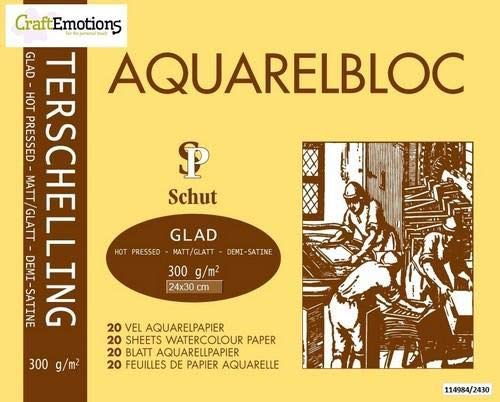 Schut Terschelling Blocco acquerello liscio 24x30cm 300 grammi - 20 fogli
