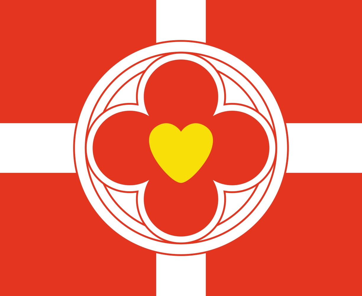 Drapeau Kesklinn linnaosa lipp grand format pavillon estonien Tallinn