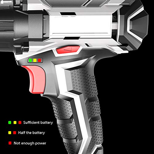 QHYXT Akku-Bohrschrauber 12,6 V, Bohrmaschine und Schraubendreher Schnelllade-Akku 2-Gang-Einstellung 18+1… – Bild 3