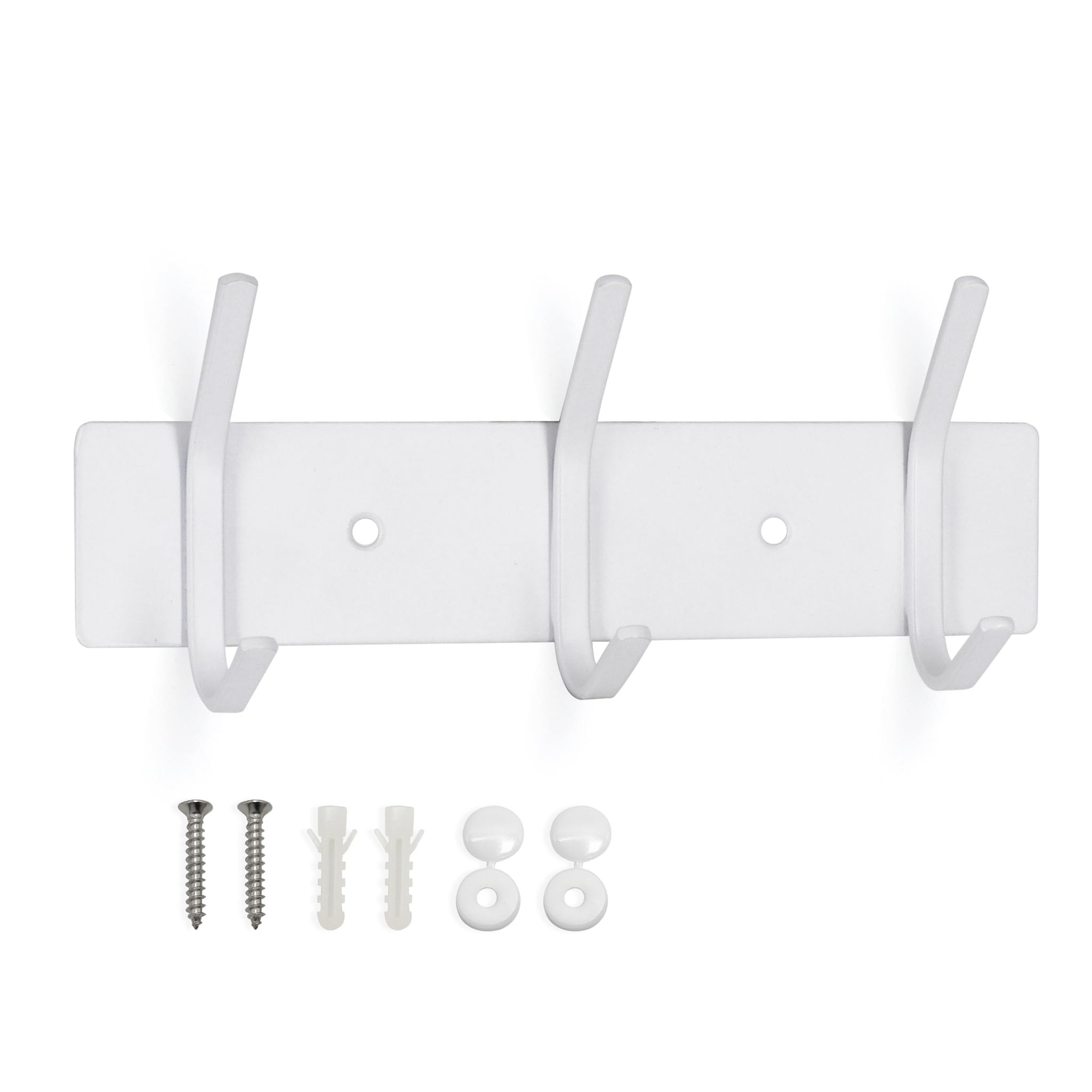 SYPEN Wall Coat Rack, Wall Coat Hooks, Metal, Stainless Steel, Hook Rack for Bedroom Bathroom, Kitchen