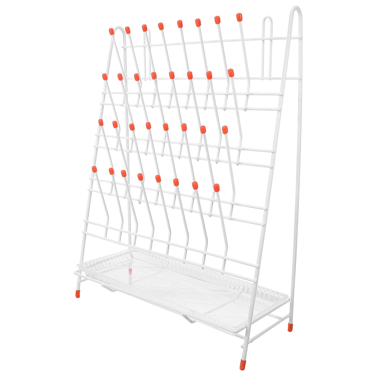 iplusmile Estante de goteo para limpieza de tubos, estante de secado para cristalería, estante de clavijas cortas, soporte de tubo hidropónico, estante de secado de cristalería de laboratorio, estante