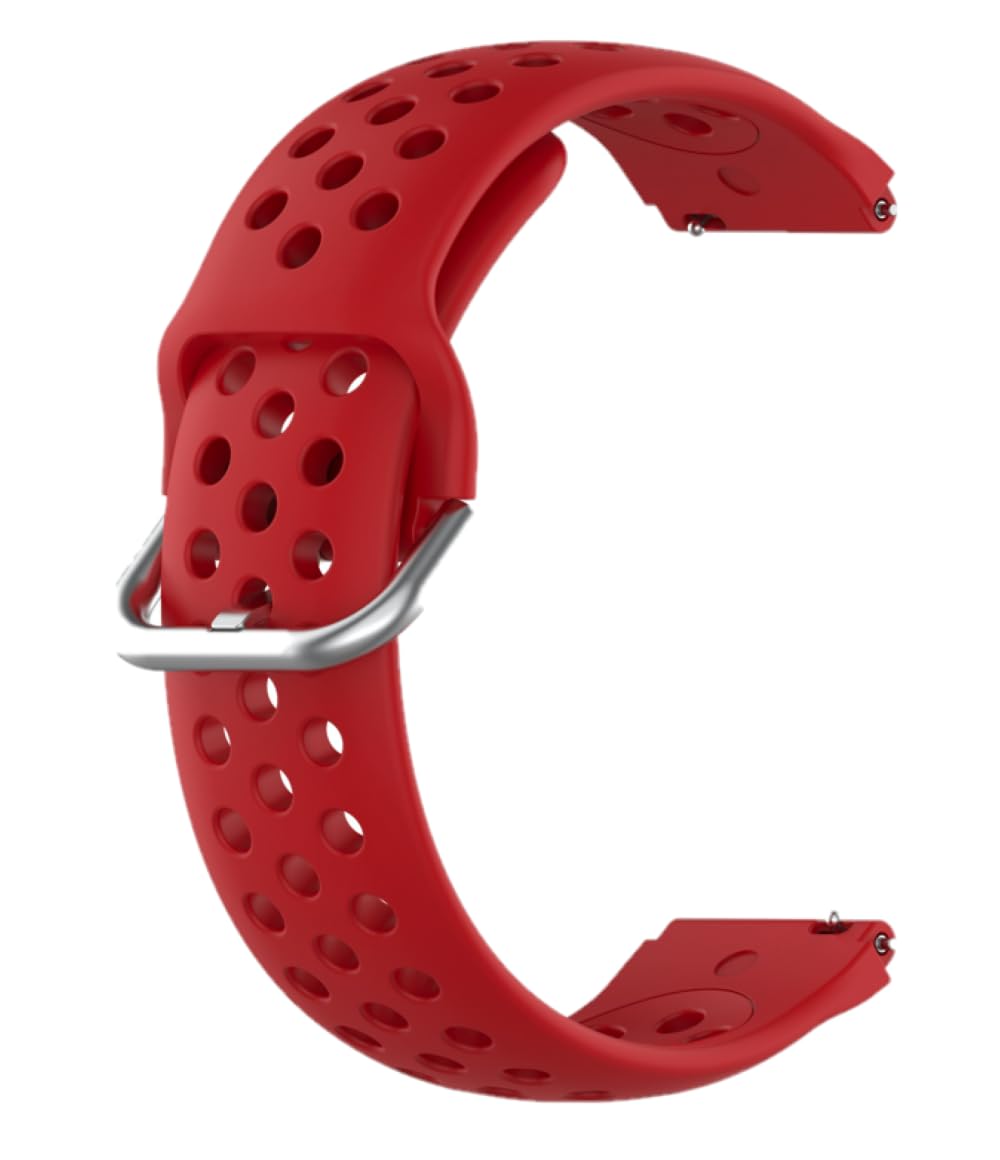 Panda Bobo for Reflex Active Watch Strap Silicone Replacement Watch Band Series 4/5/6/7/9/10/12/13/14/15/16/23/26 (Red Sports) — image 1