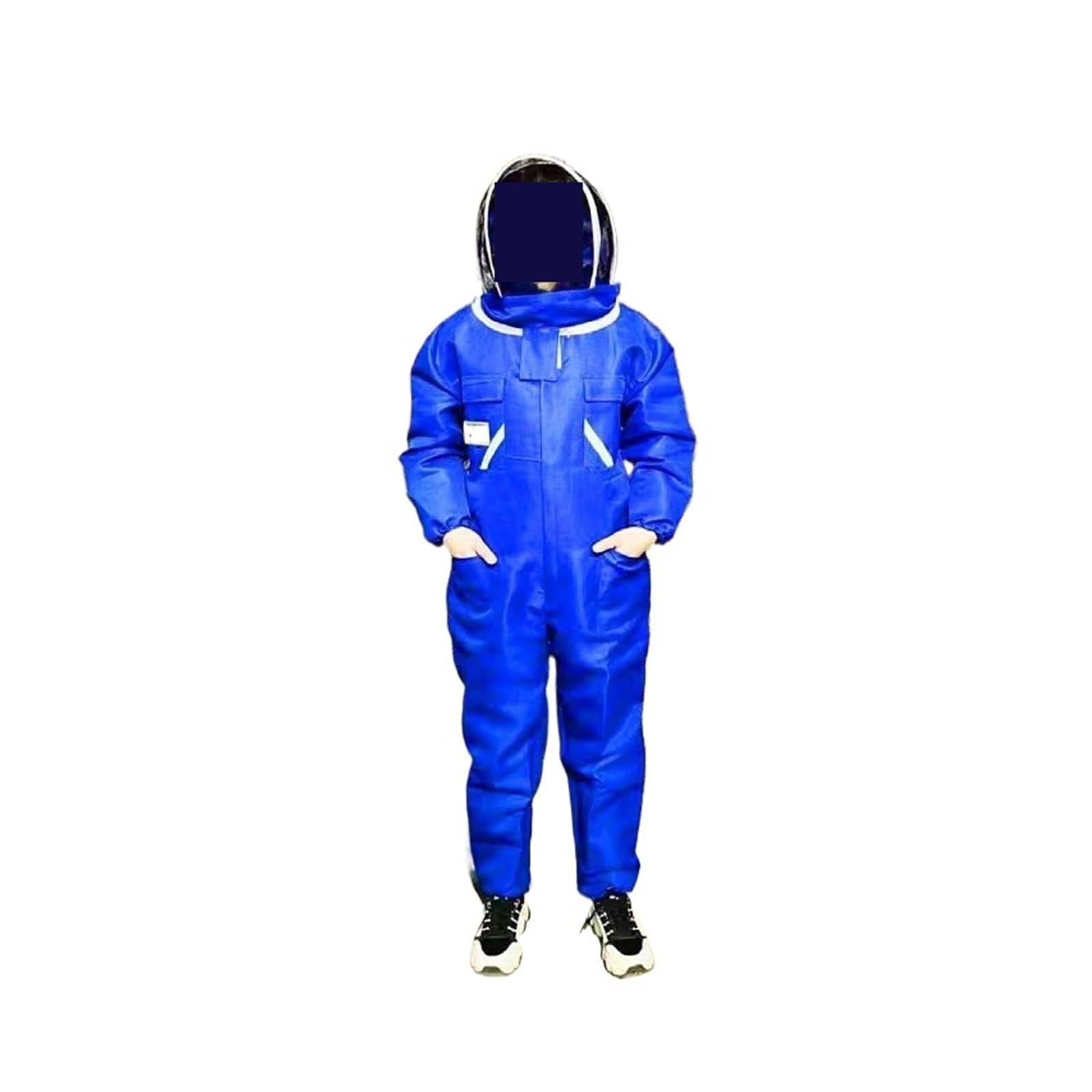 Tuta da apicoltore, Strumento for coltura ispessito integrato, tuta spaziale for con guanti di pelle pecora, set completo vestiti for(Pink,160-165cm)