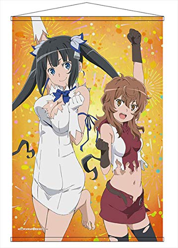 Amazon.co.jp: ダンまち Ⅲ B2タペストリー【ヘスティア＆リリルカ