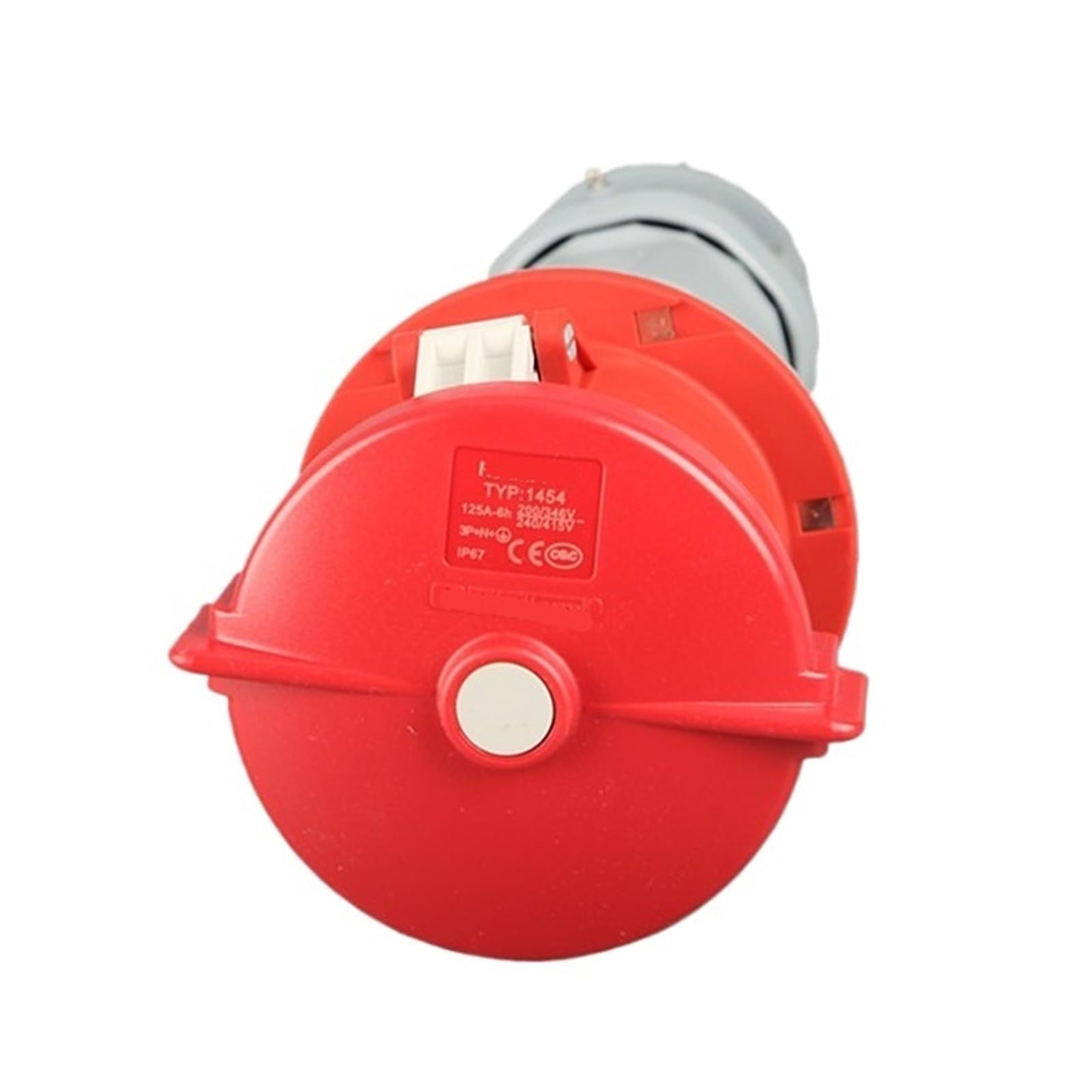 Conector industrial hembra TYP-1454 trifásico 125A 5 polos IP67 para empalmes de cables gruesos