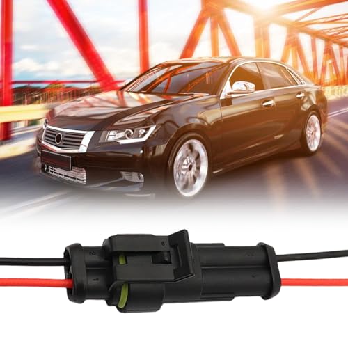Conector impermeable eléctrico macho con cable de desconexión rápida, pack de 5 6