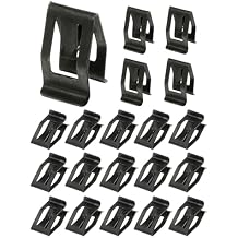RACOONA 20PCS Car ClipsMetal Retainer ClipsCar Dash Dashboard Console Trim Metal RetainerCar Accessories Car Front Console Dash Dashboard TrimMetal Dash Retainer Clips Replacement Black 851JSKKGDJ002