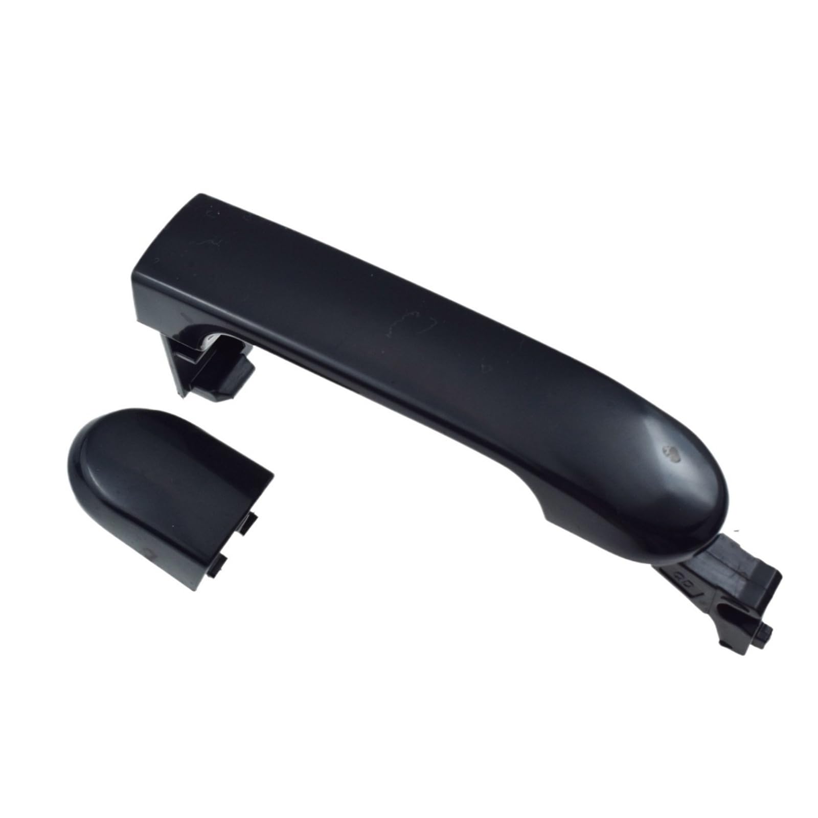 Exterior Door Handle Black Front Rear Left Right Outside Car Door Handle for Nissan for Versa 1.6L 1.8L 2007-2012 for Tiida 2007-2011 Handles Replacement(Rear Left)