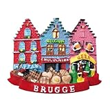 Fabricado con material de polirresina, el imán cuenta con detalles realistas que se parecen a las escenas icónicas de Brujas Bélgica, trayendo recuerdos vívidos de tu viaje