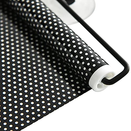 INKCOR Estor Enrollable Persianas De Plástico con Ventosas, Persiana Enrollable Transparente Unidireccional para Ventana De Coche/Salón De Té, Ancho 40cm 60cm 80cm (Size : 60x100cm/23.6x39.4in)