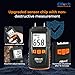 Elitech Digital Moisture Meter Water Leak Detector with Pin Probes, Moisture Tester for Wood Floors Walls with 4 Wood & Material Modes, Hold Function, Max/Min Reading MOT-270W