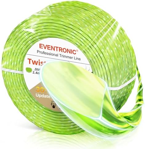 best string for weed trimmer that landscapers swear by 8 Weed Eater String, 095 Trimmer Line of 295-Feet(1LB), Trimmer Line for Universal Replacement, Twist Weed Wacker String Fits Medium& Heavy Grass&Weeds, String Trimmer Line of Yellow Premium Nylon