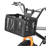RASTKY Fahrrad-Lenkerkorb, Robuster, Faltbarer Fahrrad-Vorderkorb Zum Einkaufen und Radfahren, Hält Bis zu 5 Kg