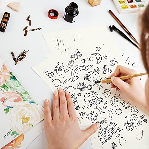 Creamy Cardstock - 8.5'' X 11'' 85Lb Cover Card Stock Heavyweight Paper Perfect For Scrapbooks, Art, Crafts, Business Cards 25 Sheets 250G Uap13Cc #TOP3