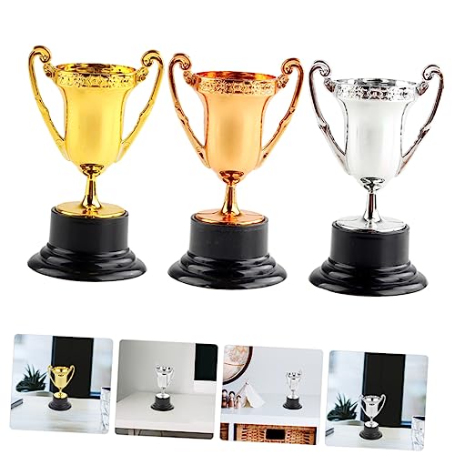 3 Pecas Troféu Da Vitória Copo De Troféu De Prêmio Jogo Estrela Mini Prêmios De Lugar Troféu Favor D