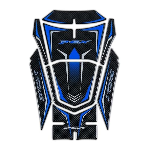 Protection réservoir PCX160 en vraie fibre de carbone style tuning chic