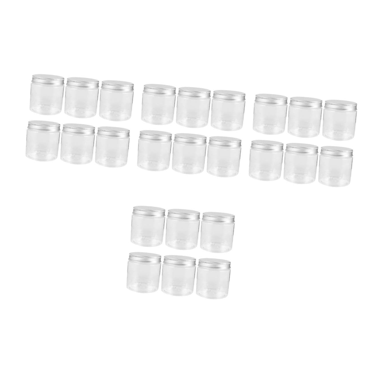 Cabilock 4 Set Contenitore Di Stoccaggio Ermetico Barattolo Con Coperchio Contenitore Per Alimenti Contenitore Cibo Barattoli Domestici Barattoli Con Coperchi Lega Di Alluminio 6 Pezzi*4