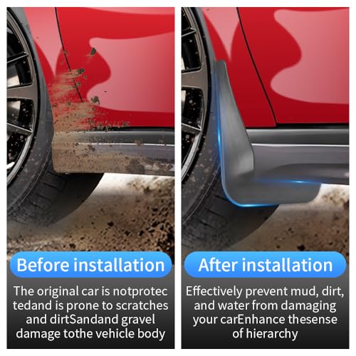 Image of Car Mud Flaps Splash Guards Mudflaps for Subaru Crosstrek 2024 2025 2026 Base Premium Sport Limited Auto Exterior Accessories Tire Mudguards Wheel Inner Fender Liner Guard Flap Fenders