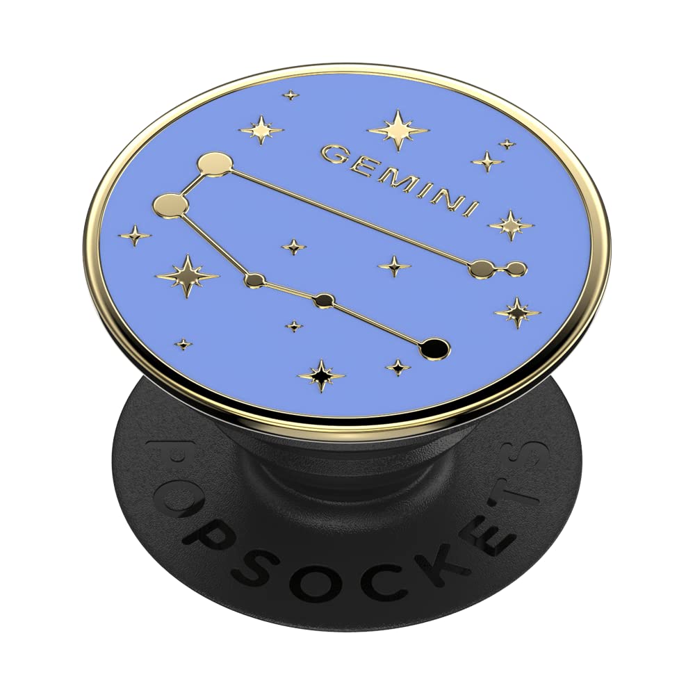 PopSockets Phone Grip with Expanding Kickstand, Adhesive Grip, Enamel - Zodiac Gemini