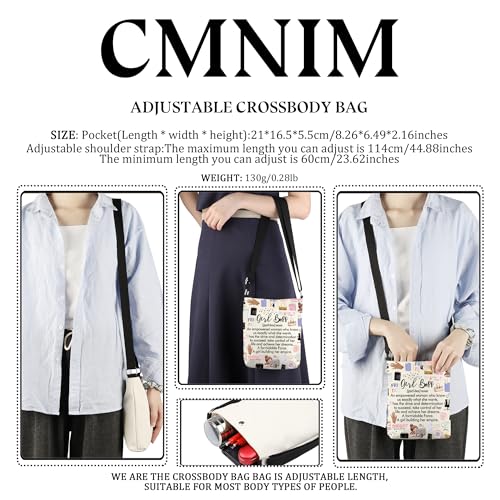 CMNIM Girl Boss Noun Gifts Merch Boss Lady Crossbody Purse Boss Day Gifts for Female Boss Shoulder Bag2