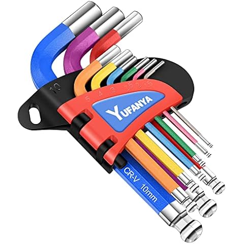 YUFANYA 9PCS Ball End Allen Key Set Cover