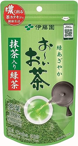 【まとめ買い】 伊藤園 おーいお茶 抹茶入り緑茶 煎茶 100g × 2パック