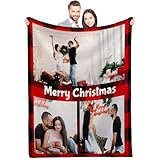 Regalo pensado y significativo: ya sea para Navidad, cumpleaños, día de la madre, día del padre, día de San Valentín o Acción de Gracias, esta manta personalizada es el regalo ideal para hacer que cualquier persona se sienta amada y apreciada. Crea un regalo verdaderamente único con una foto significativa o texto personalizado que atesorarán durante años.