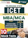 TS ICET Exam 2024 for MBA / MCA | Telangana State Integrated Common Entrance Test | 10 Full Length Mock Tests (2000 Solved MCQs)