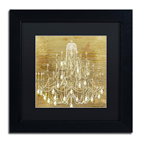 Dancing on the Ceiling II by Color Bakery, Black Matte, Black Frame 11x11-Inch