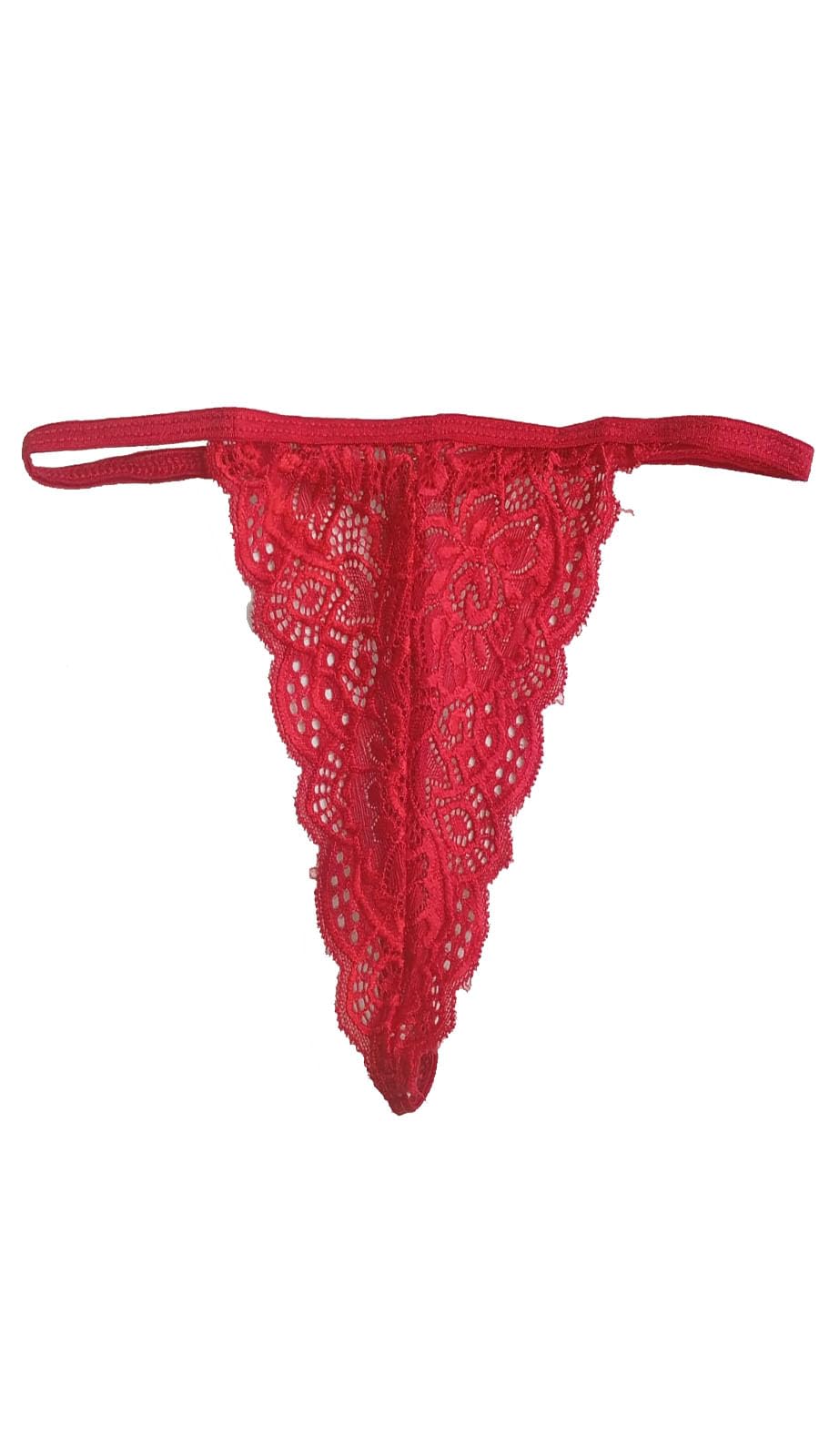 Seductive Lace G-String with Bare Back and Adjustable Waistband for Hot Women Honeymoon Thong Underwear Sexy Pantie-image-44
