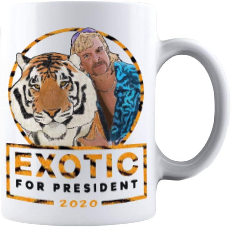 Get Special Price KROPSIS Joe Exotic For President Ceramic Coffee Mug Tea Cup White Exclusive Discount 🔥 KROPSIS Joe Exotic For President Ceramic Coffee Mug Tea Cup White