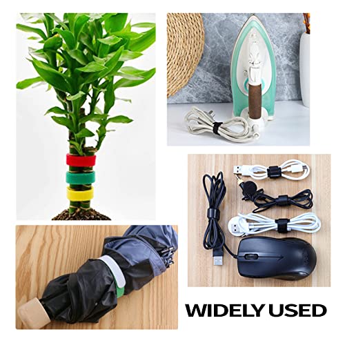 60 Reusable Fastening Cable Ties, Cable Management Ties,Adjustable Fastening Cable Ties,，Multi-Purpose Adjustable Cord Organizer， Office Electric Wires, Assorted Colors #TOP5