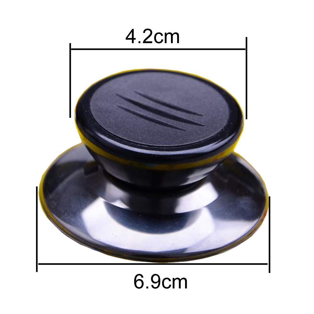 2 Sets Universal Pot Lid Cover Knob Handle Cookware Universal Replacement Pot Grip Knob Cap 2.7