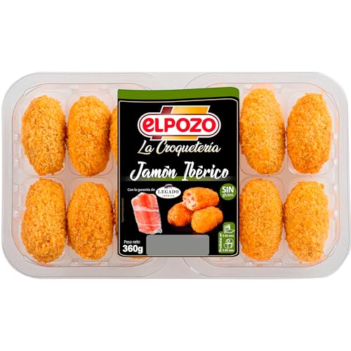 ElPozo Croquetas de Jamón Ibérico Sin Gluten - 360 g