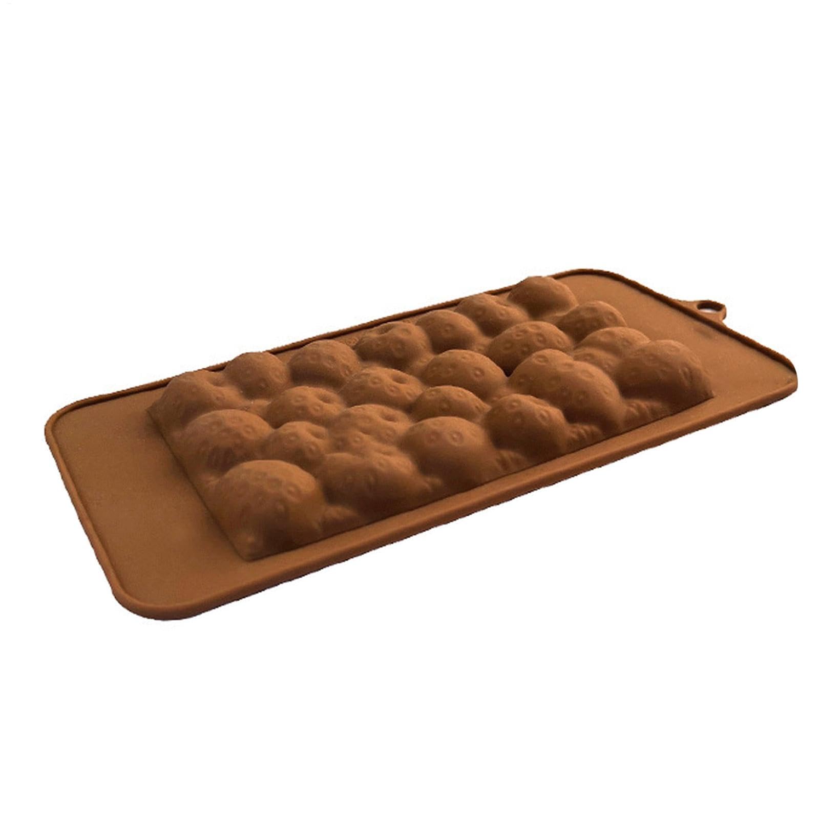 Stampo in silicone con forma di fragola per cioccolatini Silicone Morbido | Stampo Fondente Silicone Per Cioccolatini, Gelatine E Budini